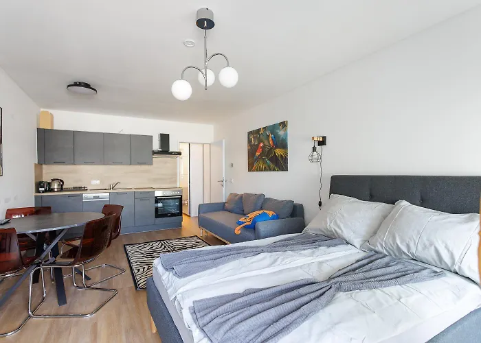 Appartement Modern With Balcony Near Station